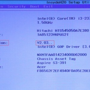 информация о системе в BIOS