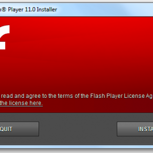 установка AdobeFlash Player