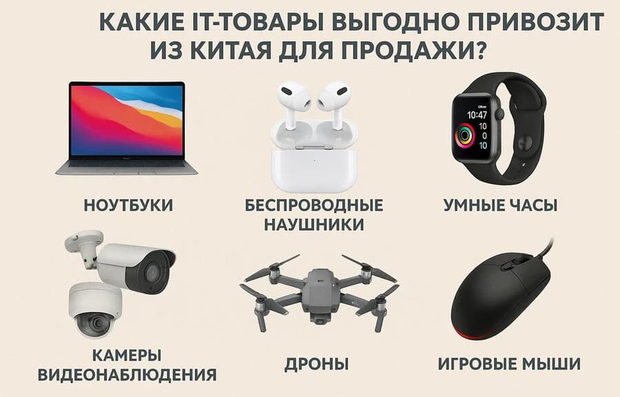 Какие IT товары выгодно привозить из Китая для продажи?